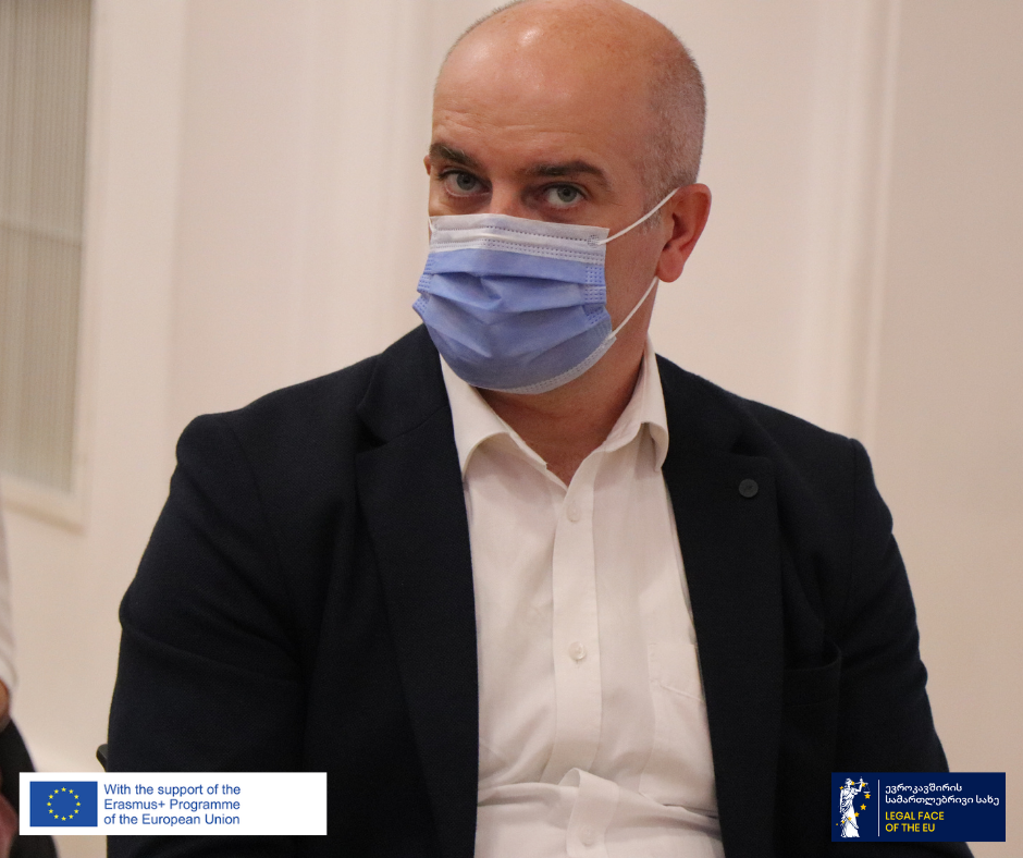  ჟან მონეს პროექტის „ევროკავშირის სამართლებრივი სახე“ პრეზენტაცია